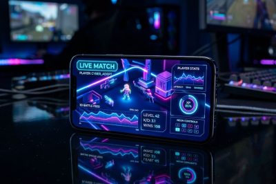 high tech photograph sleek smartphone 400x266 - An Overview of Mobile Games Platform&rsquo;s Evolution and Their Current State
